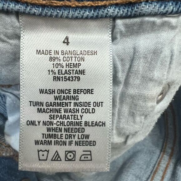 Aeropostale High-Rise 90’s Straight Relaxed Jean Size 4 - Picture 11 of 16